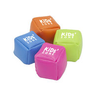 *NEW* Bean-Filled Square Vinyl Hacky Sack for Games, Giveaways and Everyday Fun�- Assorted Colors Only