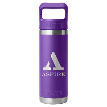 *NEW* YETI&trade; Rambler&reg; 18 oz. Water Bottle with Color-Matched Straw Cap