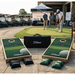 Cornhole "Fully Loaded" Set: Regulation Size 24" x 48" Board with Full-Color Printing, 8 Custom-Printed Bags and a Printed Carrying Case
