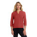 *NEW* Women's Stretch Crepe 3/4-Sleeve Blouse with Bust Darts, Back Yoke, Elastic Cuffs and a Relaxed Modern Fit