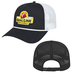 The Value Rope Cap - High Profile, Poly/Cotton Blend with Trucker Mesh, Plastic Snap Tab