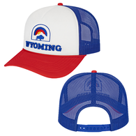 *NEW* The Retro Foam Trucker Hat: Medium-Profile, Flat Visor, Rope Accent with Trucker Mesh, Plastic Snap Tab
