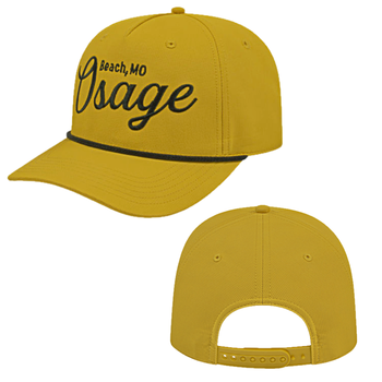 The Athletic Rope Cap - Medium Profile, Poly Performance Fabric with Wicking & UV Protection, Plastic Snap Tab