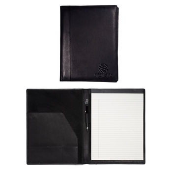 Letter-Size Calfskin Leather Portfolio