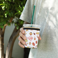*NEW* SMALL: Sturdy Iced Coffee Sleeve for 16�20 oz Cold Drinks - Made in the USA�