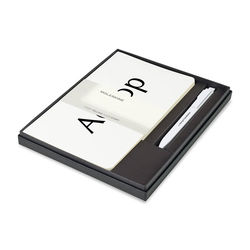 *NEW* BUNDLE: Set of 2 Moleskine&reg; 5" x 8.25" Volant Flexible Soft Cover Ruled Journals and GO Pen in a Two-Piece Gift Box