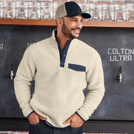 *NEW* Retail-Inspired Cozy Fleece Snap Pullover with Plush Fleece and Classic Outdoor Style