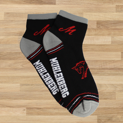 Dress Socks - Quarter Crew Length - with Woven-In Custom Design