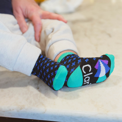 Kids (0-3 Years) Dress Socks - with Woven-In Custom Design