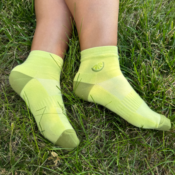 Athletic Socks - Quarter Crew Length - with Woven-In Custom Design