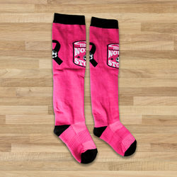 Athletic Socks - Knee High Length - with Woven-In Custom Design