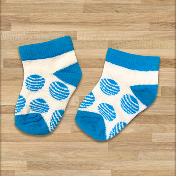 Kids (0-3 Years) Athletic Socks - with Woven-In Custom Design