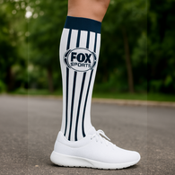 (Specialty) Compression Socks - Knee High Length - with Woven-In Custom Design