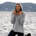 *NEW* Women's Jersey-Lined Jacquard Stripe Hoodie with a Surf-Inspired Style&nbsp;