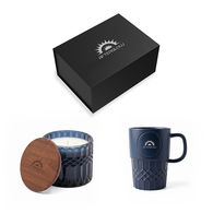 *NEW* BUNDLE Chalet Collection Chevron Mug and Candle Gift Set