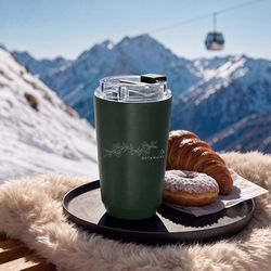 *NEW* Chalet Collection Modern Stainless Steel 12 oz Travel Mug