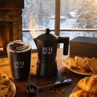 *NEW*  BUNDLE Tumbler & Moka Pot Coffee Set for Stovetop Brewing