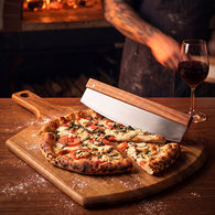 *NEW* Cutting Board with Stainless Steel Pizza Knife