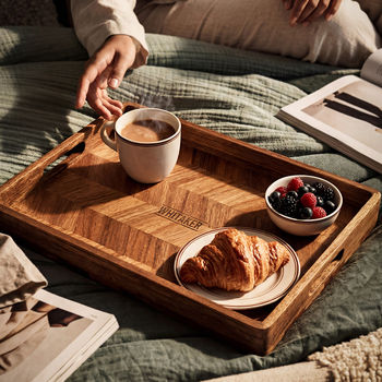 *NEW* Herringbone Wood Serving Tray