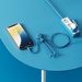*NEW* Long John 4&nbsp;Long Fast-Charging, Dual-Input/Output Charging Cable with Glowing Heart,&nbsp;Includes a Custom Brand Story Card for QR, URL etc.