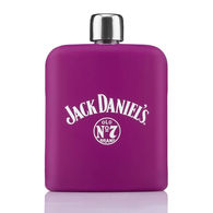*NEW* 6 oz Colorful Break-Resistant Glass Flask Bottle with a Soft-Touch Silicone Sleeve in a Gift Box