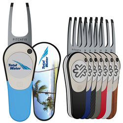 *NEW* Pitchfix&reg;  XL Switchblade Golf Divot Tool with Removable Ball Marker & Extra-Large Branding Area