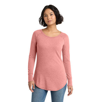 Women's Super Soft Triblend Long Sleeve Tunic Length Tee - BEST