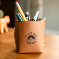 *NEW* Foldable Premium Vegan Recycled Leather Pencil Cup�