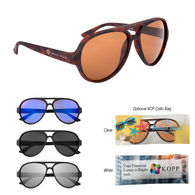*NEW* Rubberized Recycled Frame Aviator Sunglasses