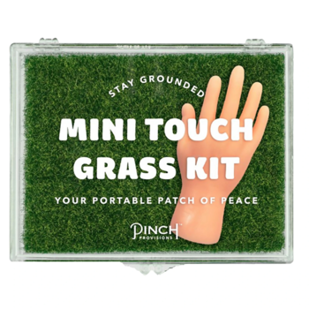 *NEW* Mini Touch Grass Kit  Pocket-Sized Stress Relief with a Sense of Humor in Retail Packaging