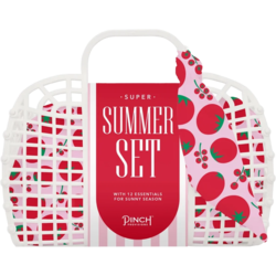 *NEW* Summer Essentials Kit with 9 Beach, Pool & Hot-Weather Must-Haves in a Super Cute Jelly Tote Retail Packaging