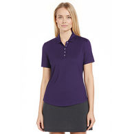 *NEW* Callaway&reg; Women's Birdseye Jacquard Performance Polo with Opti-Dri Moisture-Wicking Comfort & UPF 50+ Sun Protection