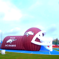 *NEW* Totally Custom Inflatable Helmet Tunnel