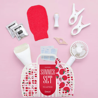 *NEW* Summer Essentials Kit with 9 Beach, Pool & Hot-Weather Must-Haves in a Super Cute Jelly Tote Retail Packaging