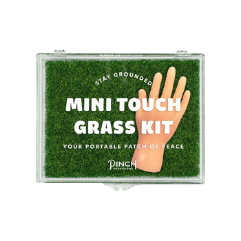 *NEW* Mini Touch Grass Kit  Pocket-Sized Stress Relief with a Sense of Humor in Retail Packaging