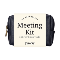*NEW* Off-Site Meeting and Conference-Ready Kit with 10 Tech, Personal Care & Workday Essentials in Faux Leather Retail Packaging