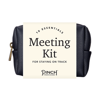 *NEW* Off-Site Meeting and Conference-Ready Kit with 10 Tech, Personal Care & Workday Essentials in Faux Leather Retail Packaging