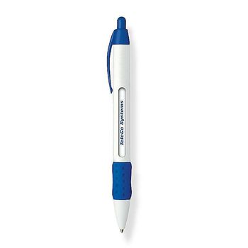 Wide Body Retractable Message Pen with Room for 6 Custom, Rotating Messages