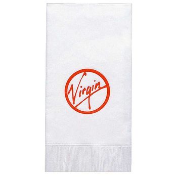 White Dinner Napkin (1-Color Imprint)